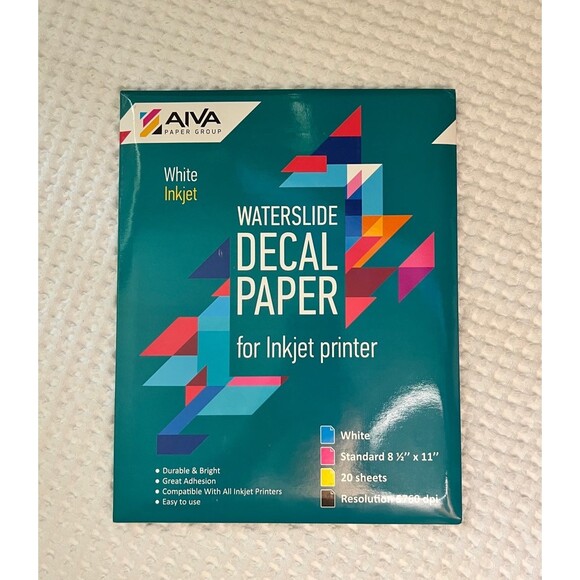 Decal Paper and Decal Sticker Sample Pack Decal Paper Inkjet Printer White S - Picture 2 of 12